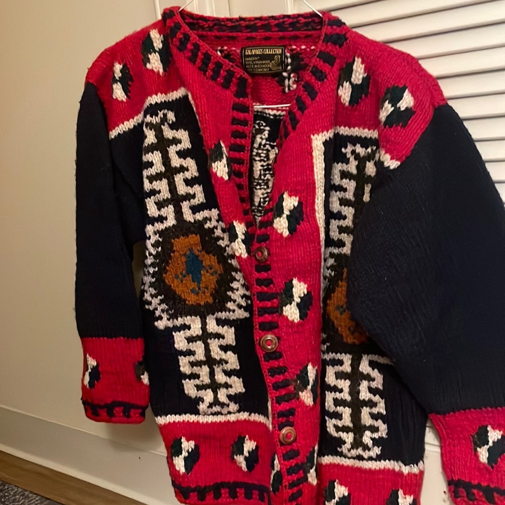 Handknit Virgin Wool Sweater